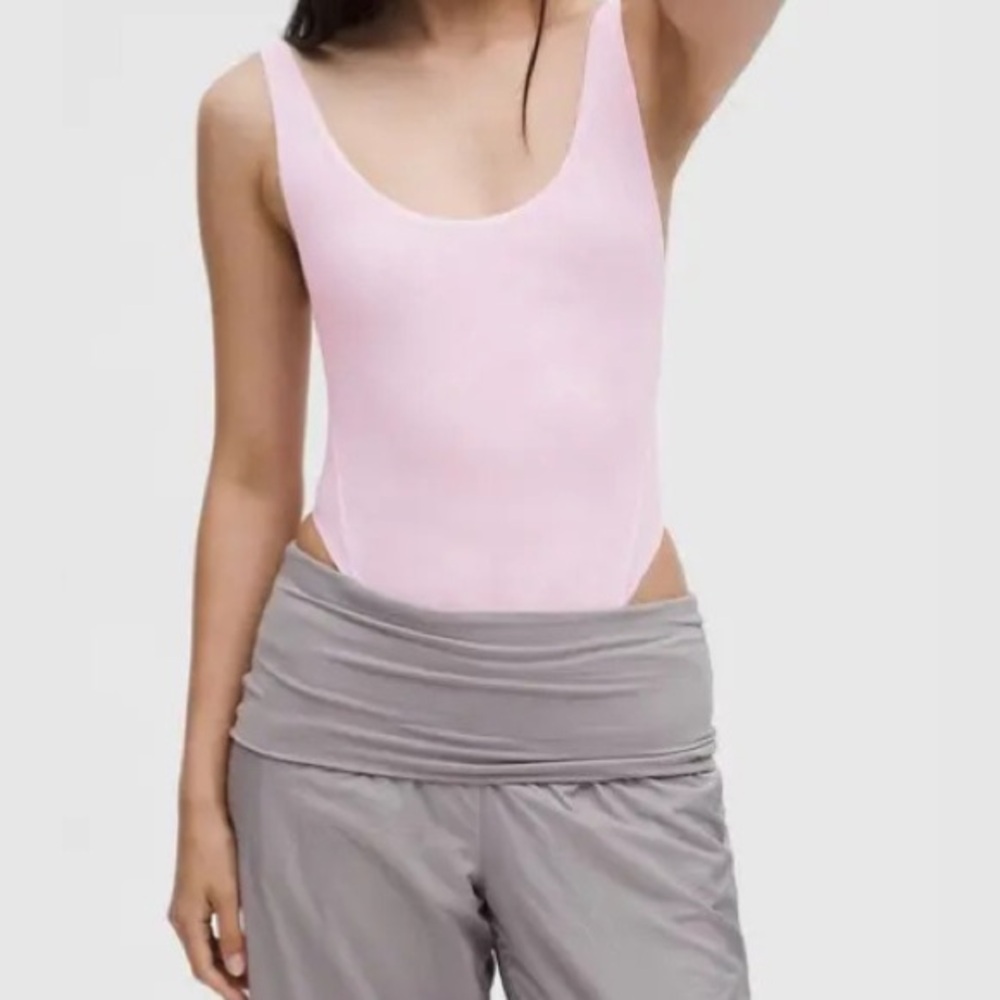 NWT Lululemon Wundermost Nulu Mesh Scoop-Back Sleeveless Thong Bodysuit